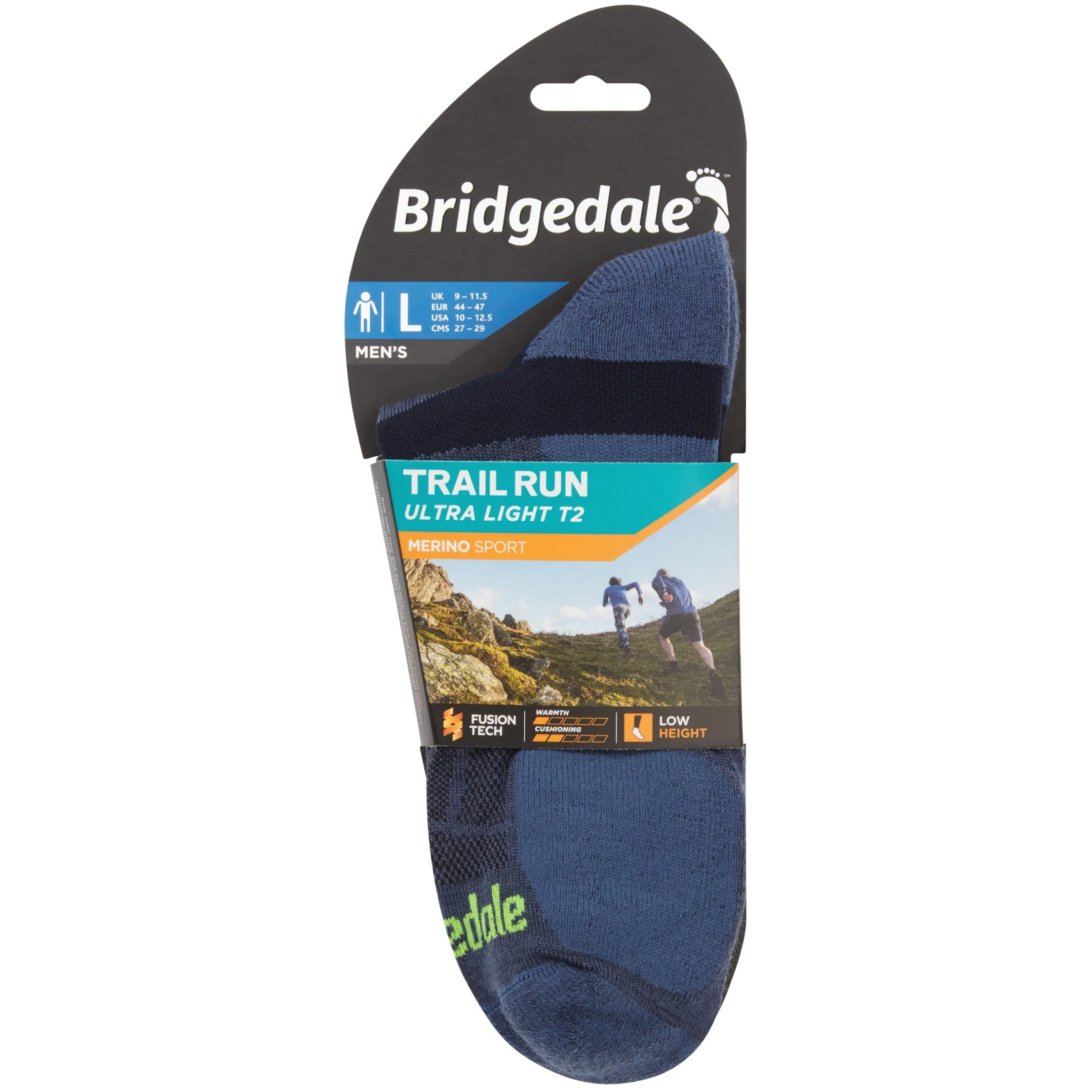 Bridgedale - Men's Trail Run Ultra Light T2 Merino Sport Low - Image 3