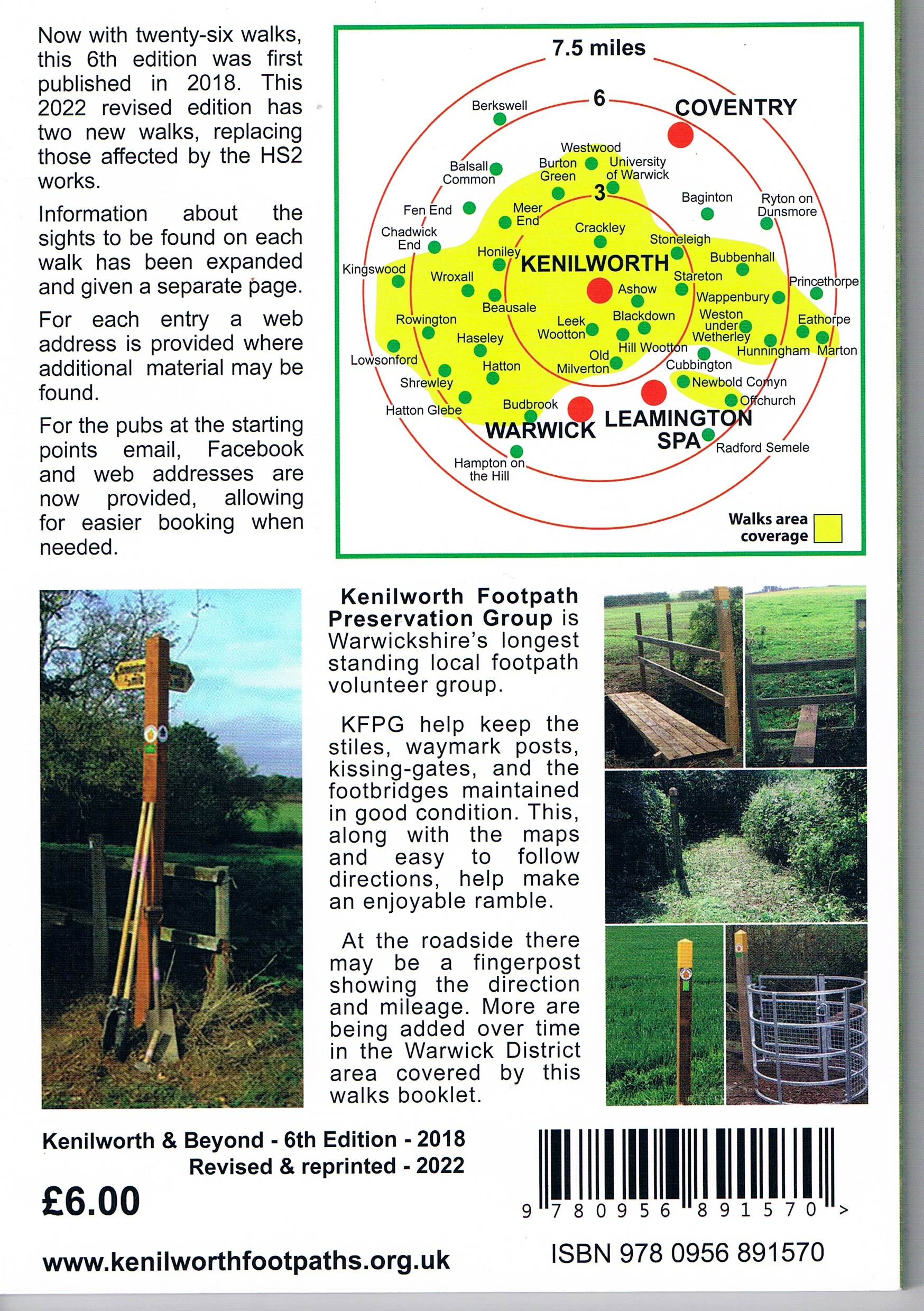Kenilworth And Beyond Country Walks (6th Edition Revised 2022) - Image 2