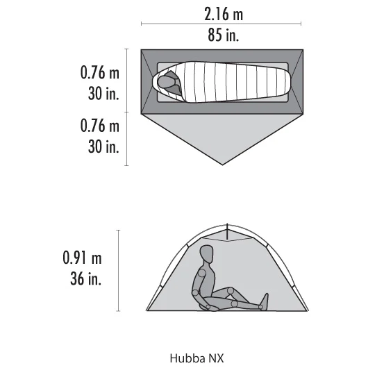 MSR - Hubba NX, Green (1-person) - Image 2